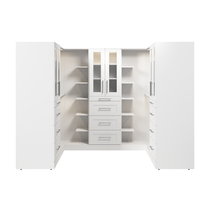 Organisateur de garde-robe en modulaire U