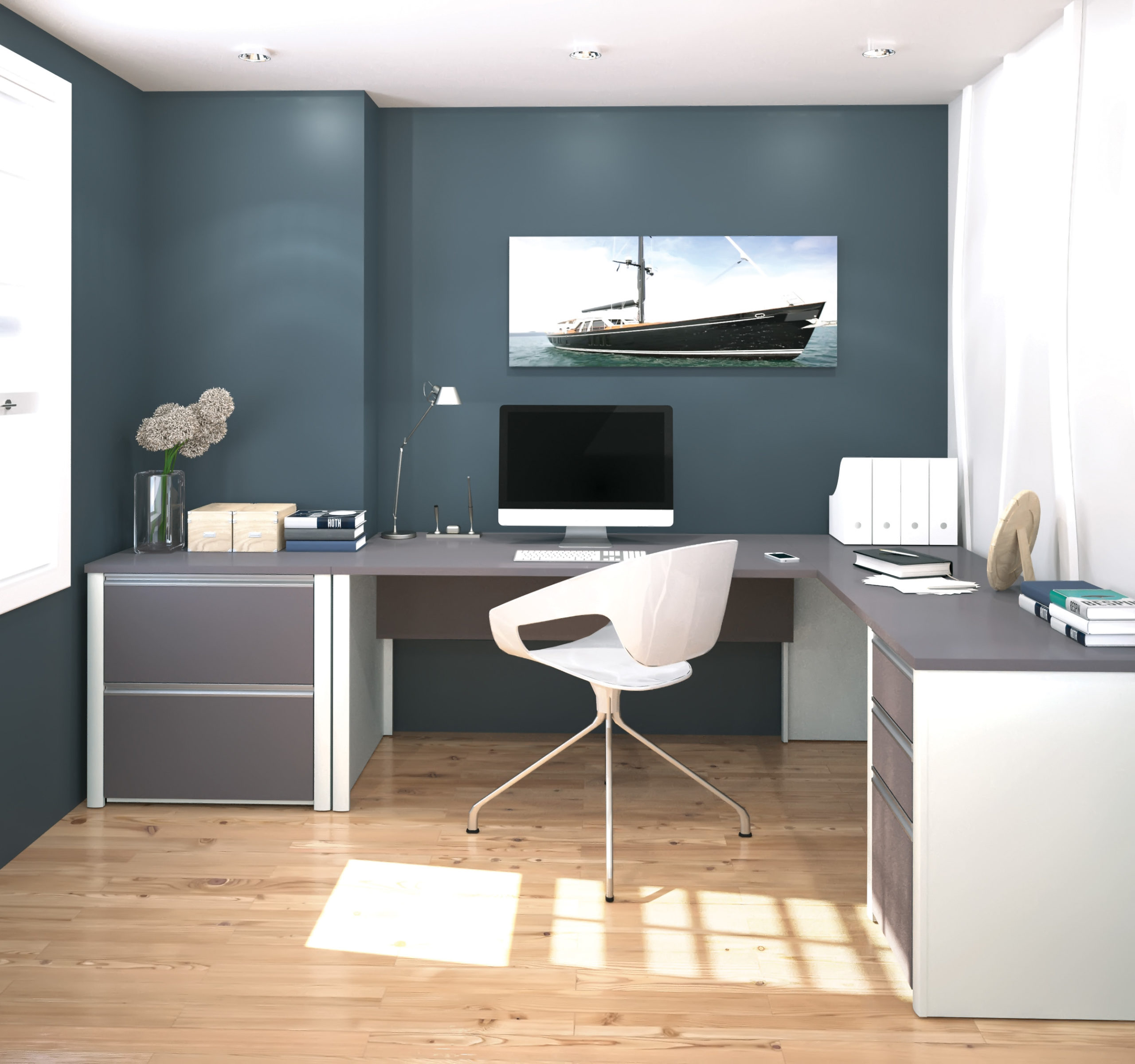 Bureau: le bleu, couleur anti-stress pour mieux travailler