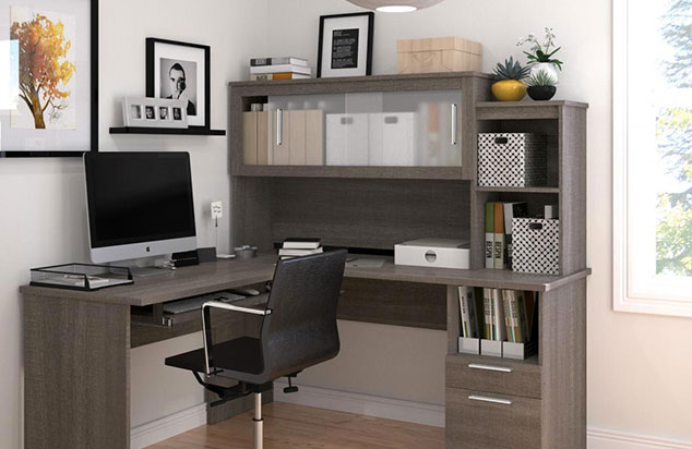 L-shaped desk