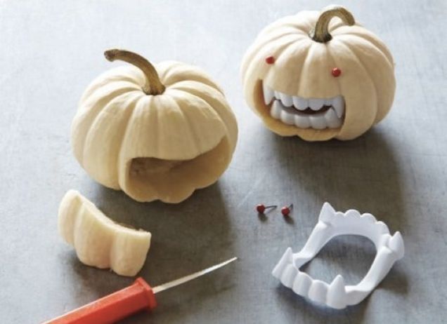 Mini-citrouilles vampires