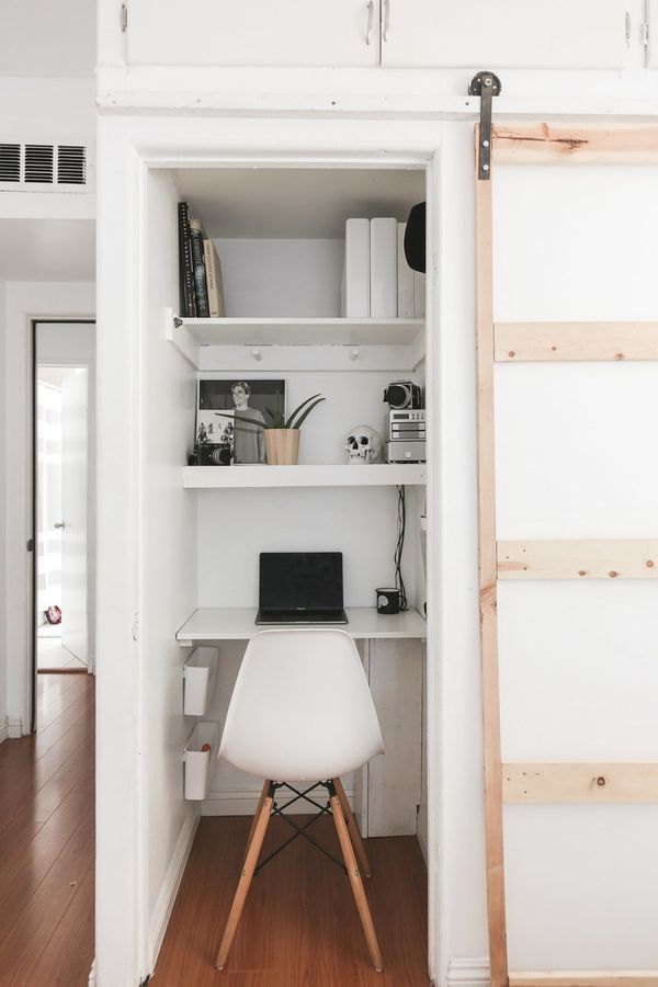 Closet to desk