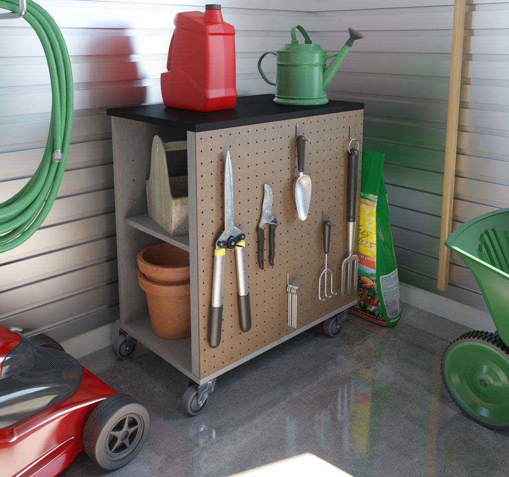 Mobile Storage Cabinet for the Garage