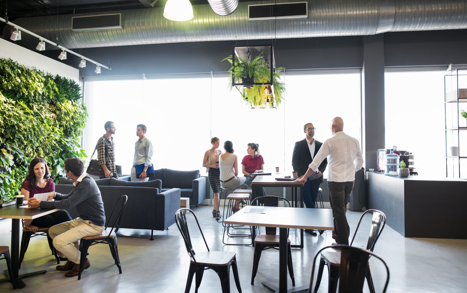 Sound absorbing materials in the office