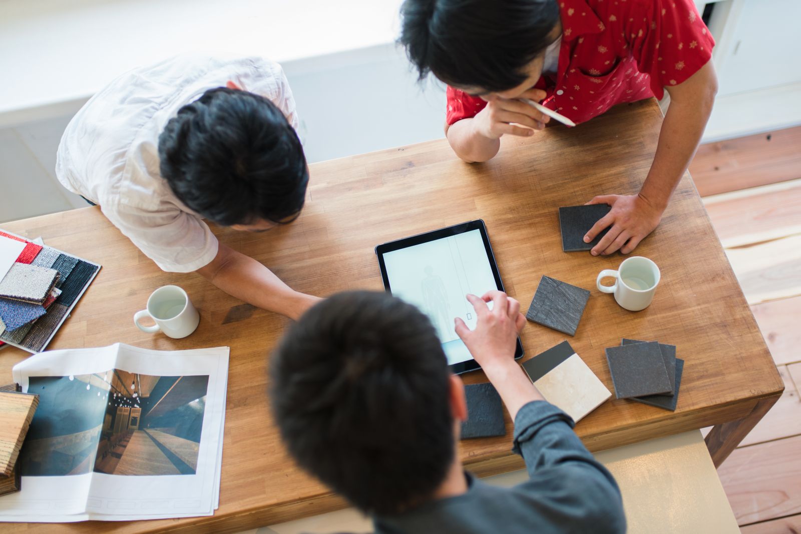 Espace de collaboration au bureau