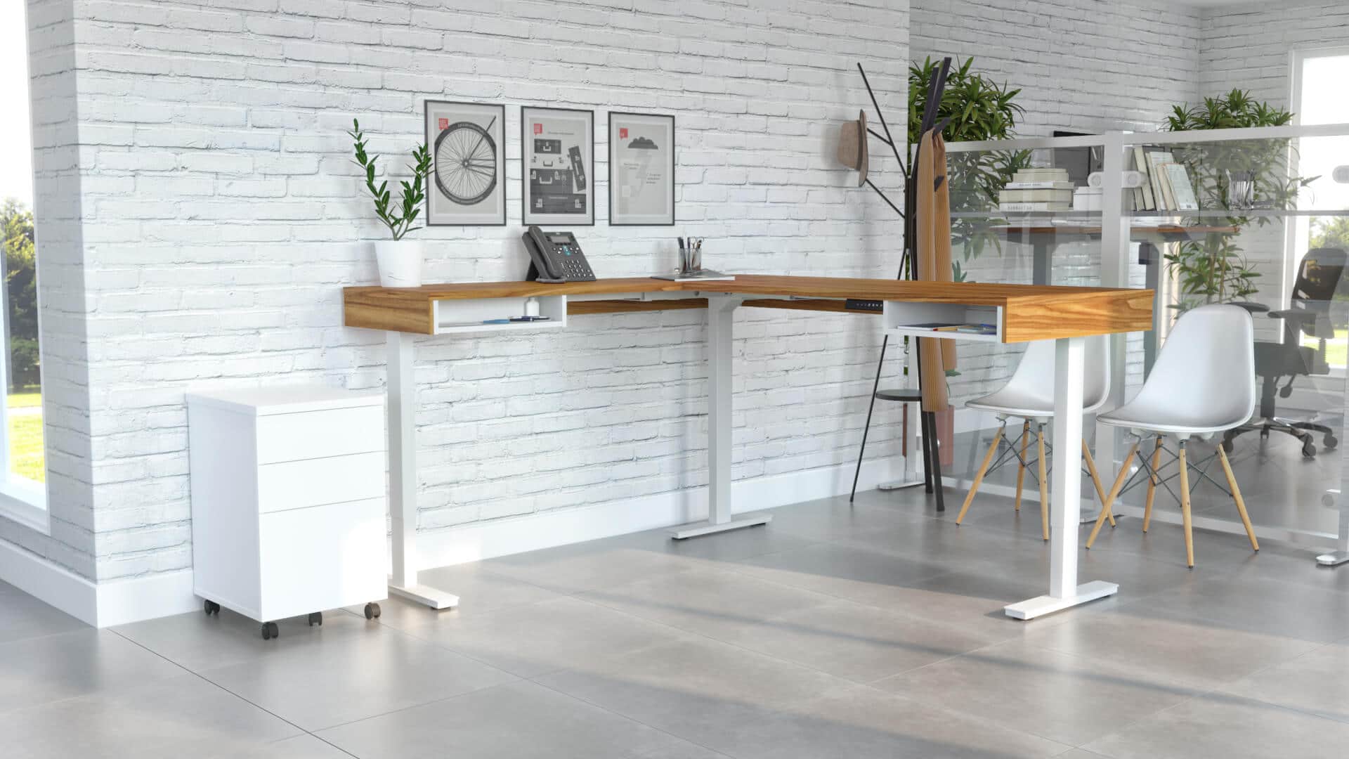 L Shaped desk