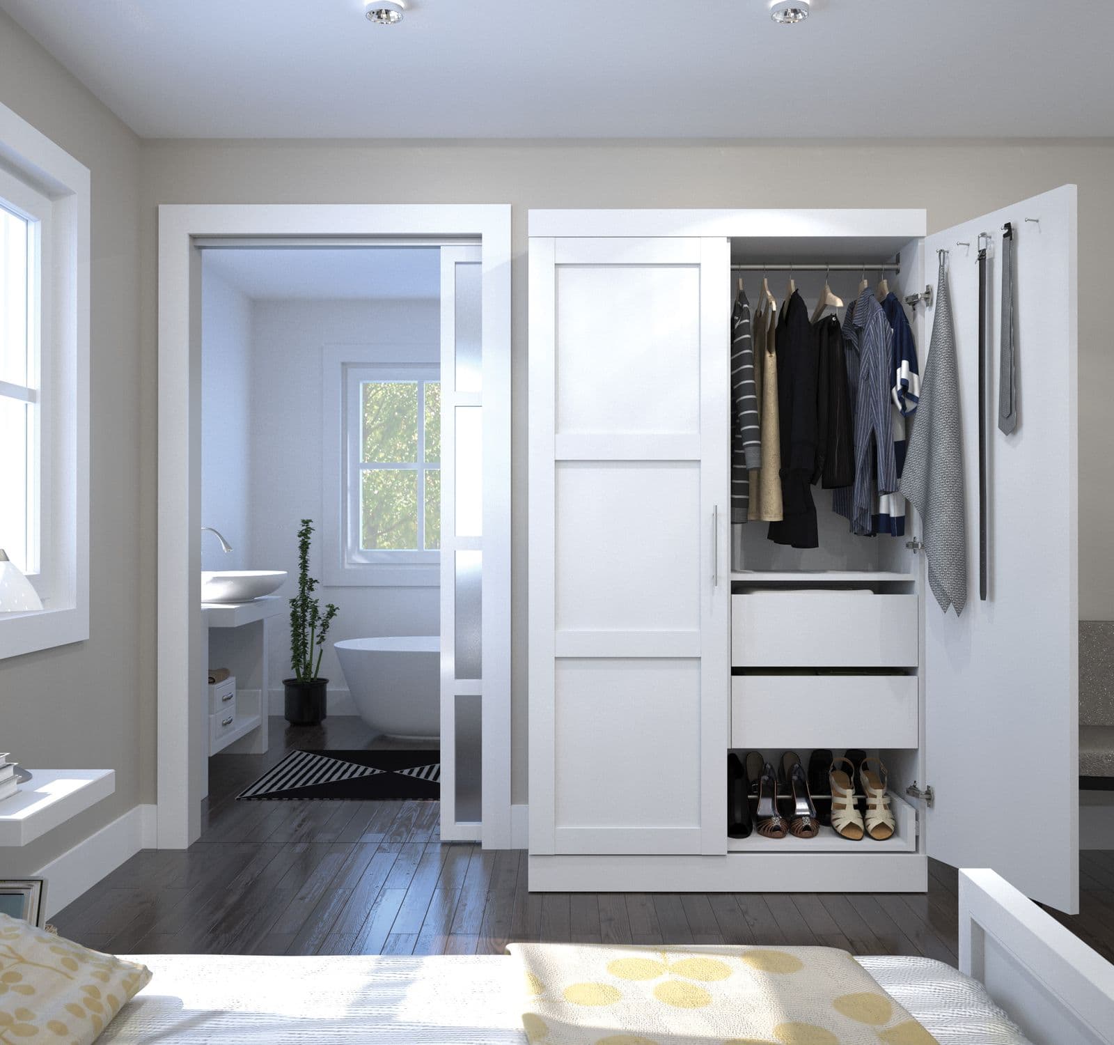 Bestar wardrobe