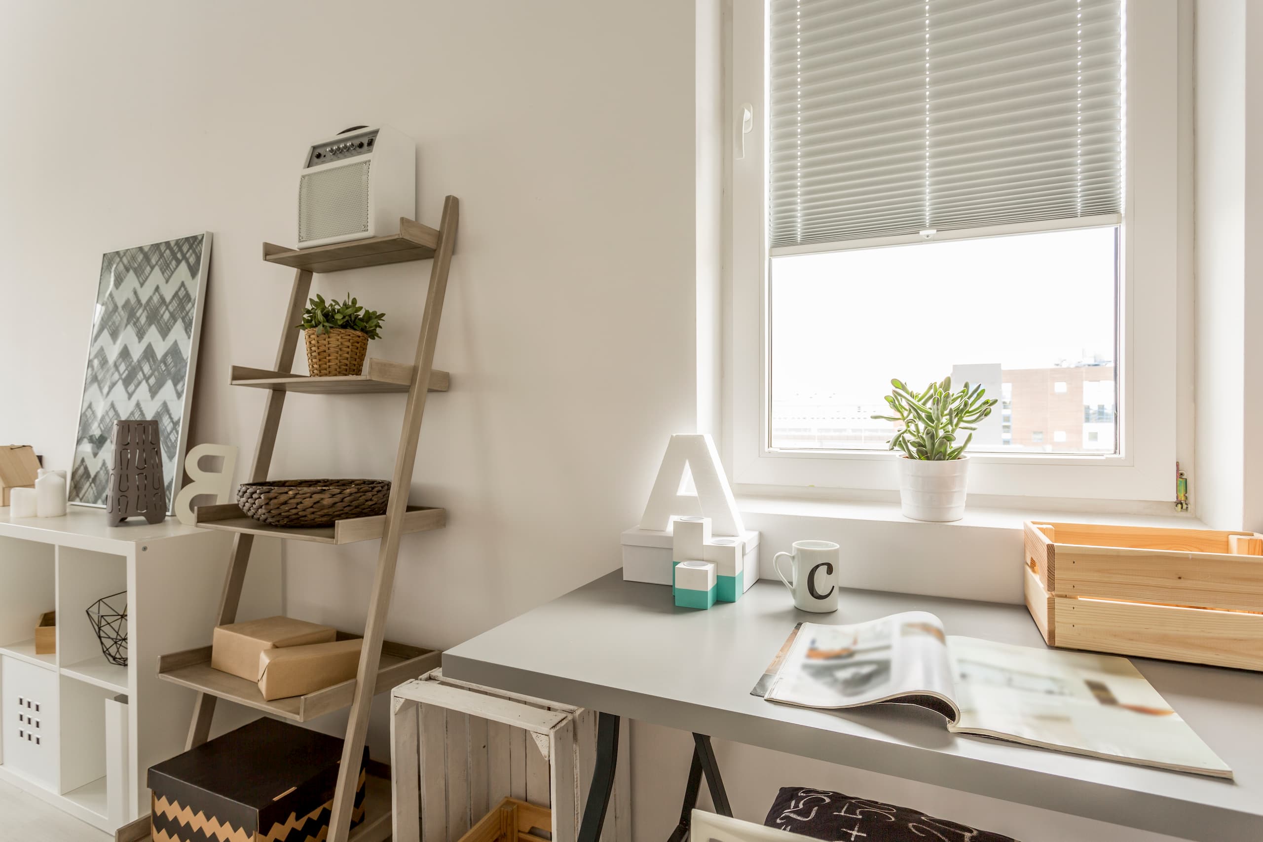 Organized and stylish home office for the new year