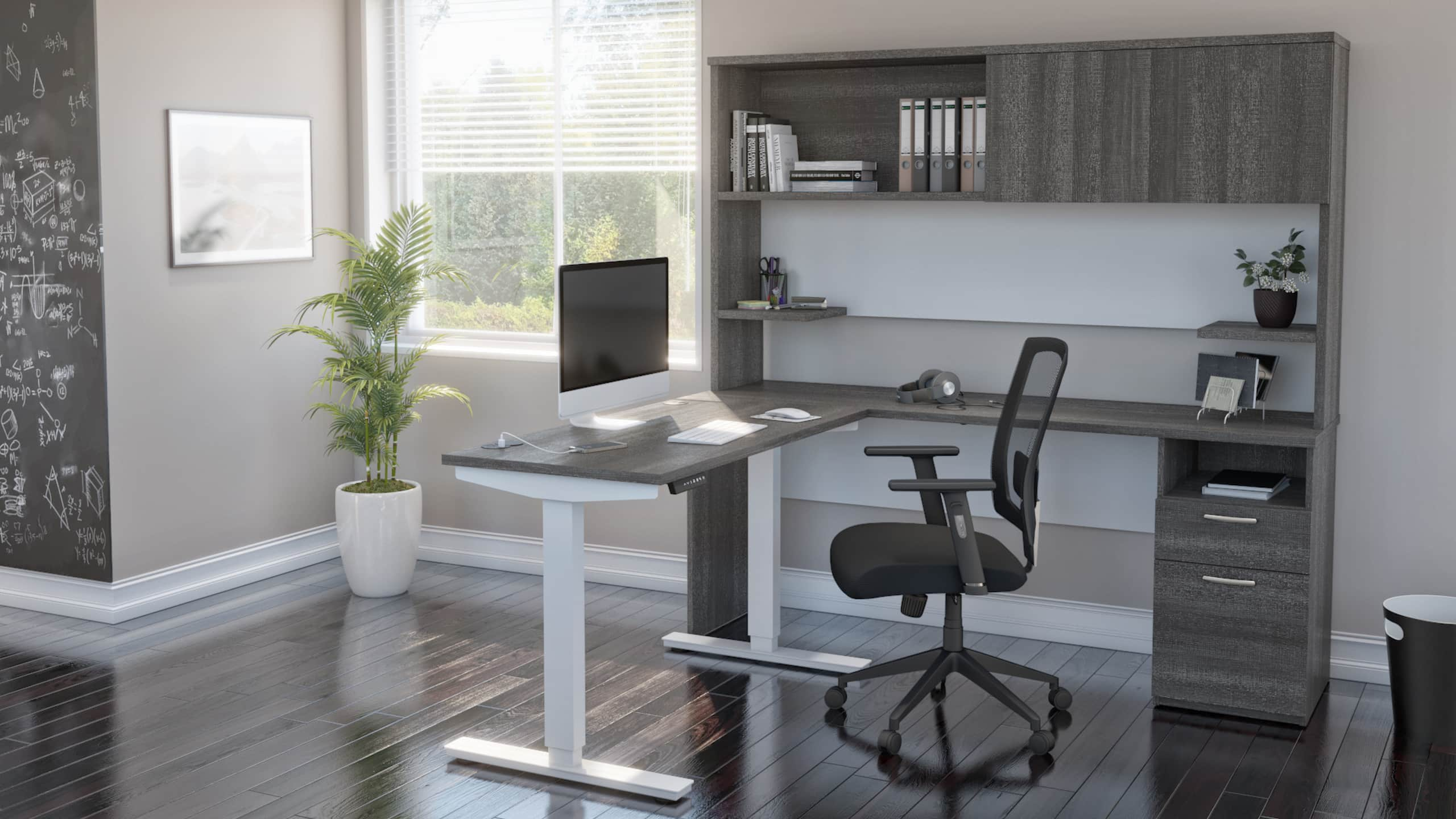 At-Home Office Spaces: How to Make a Standard Desk Height Work for You