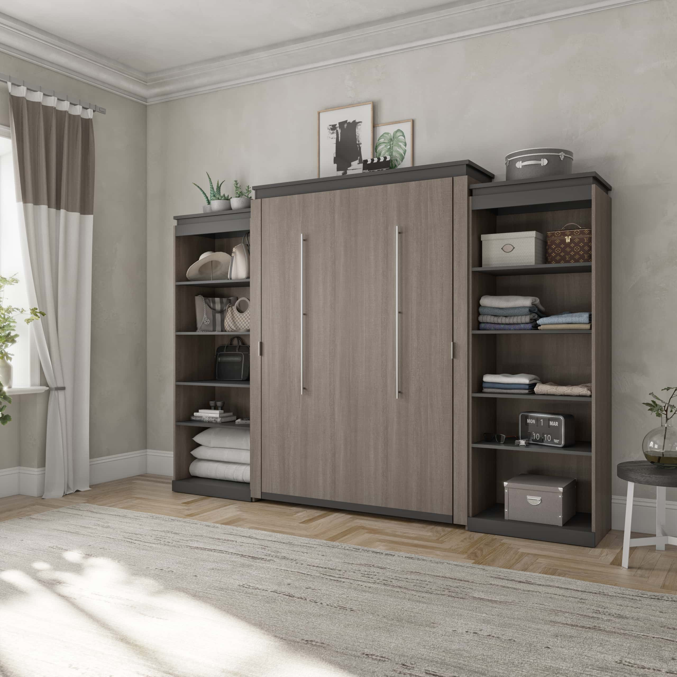 Bestar Murphy bed with storage