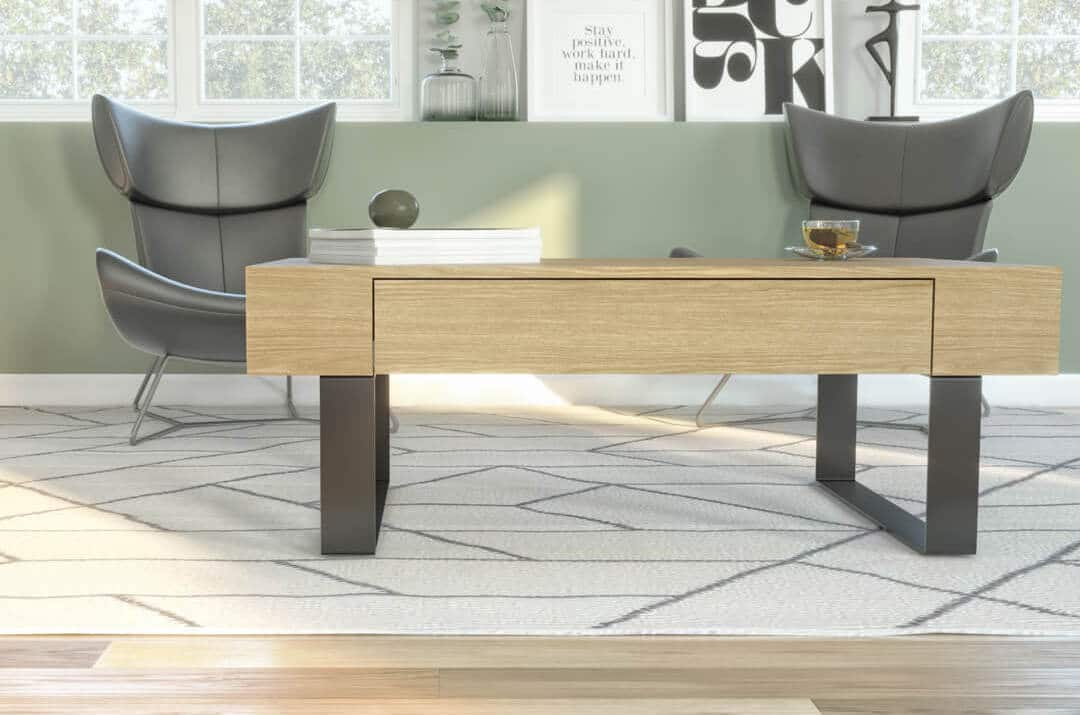 Bestar beige coffee table