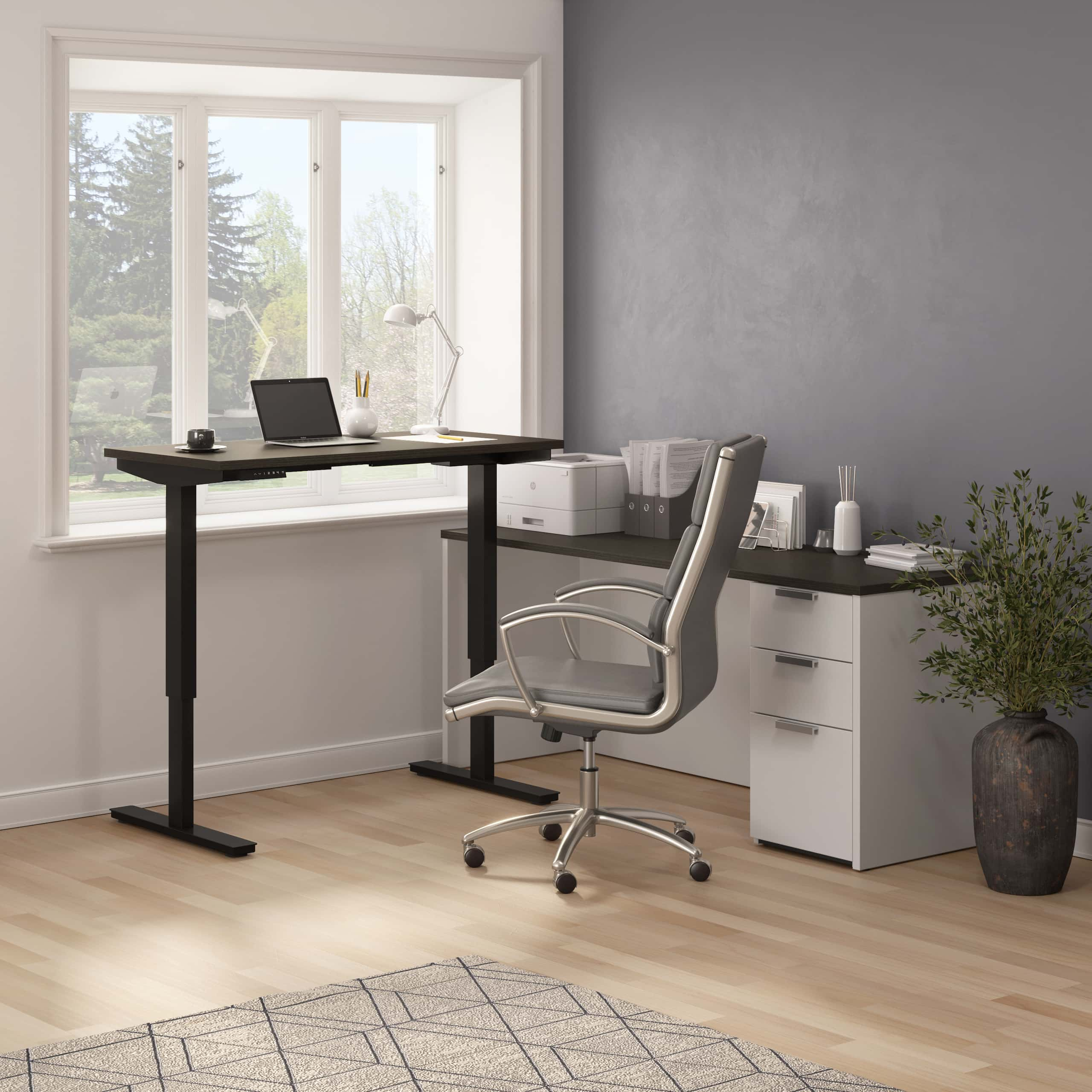 L-Shaped standing desk