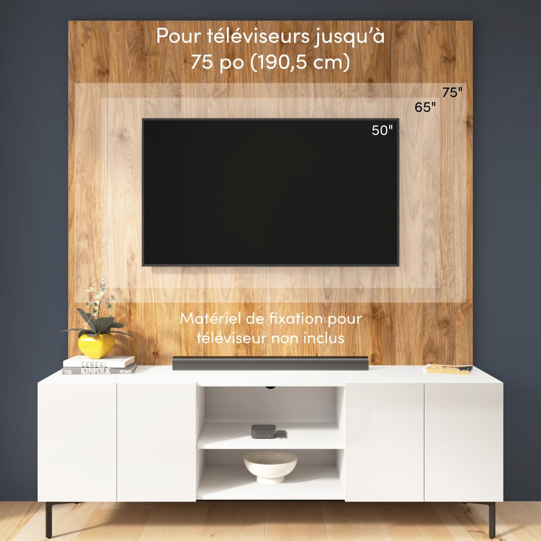blanc lustre et noyer frais