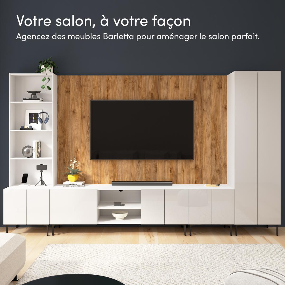 blanc lustre et noyer frais