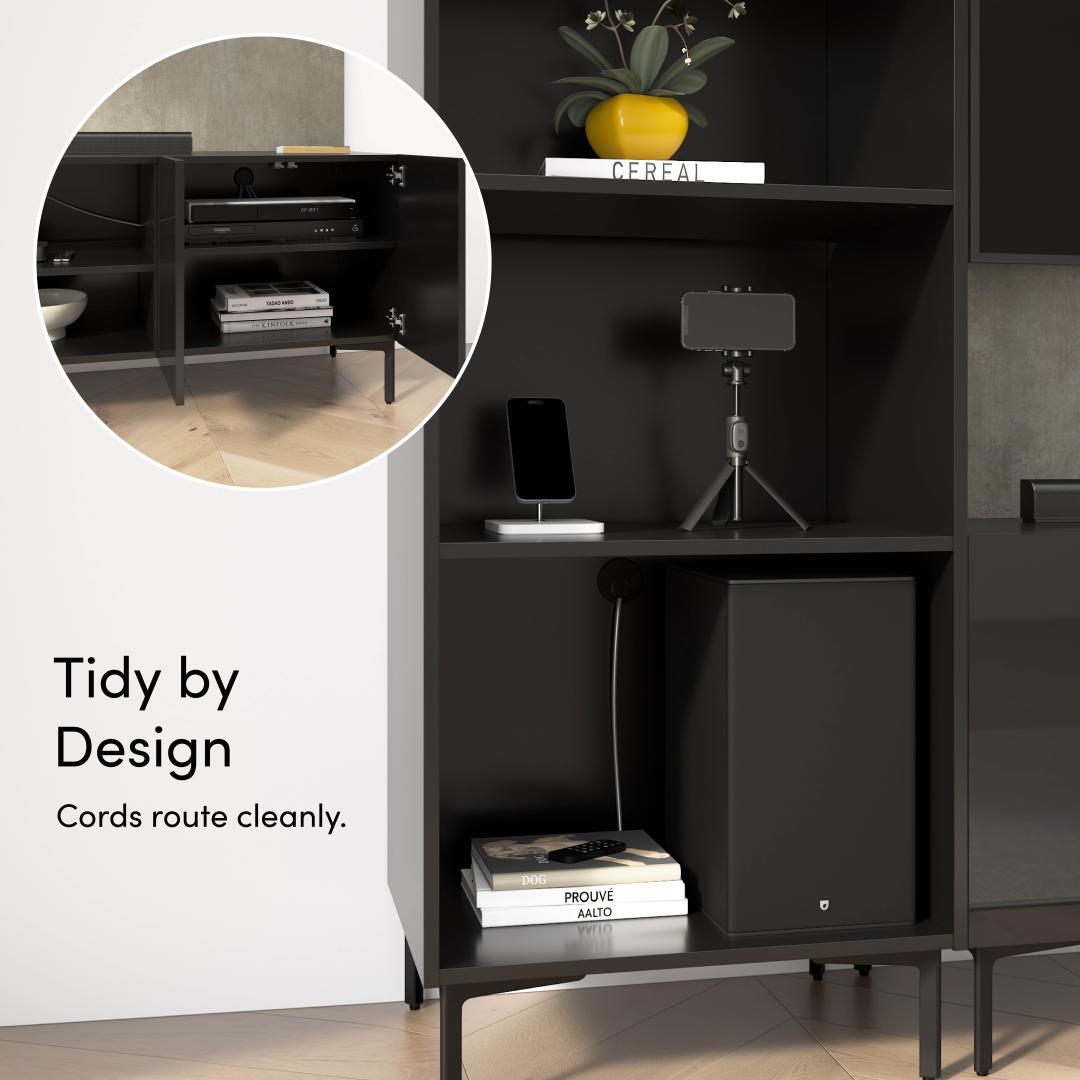 High Gloss Black/Urban Stone