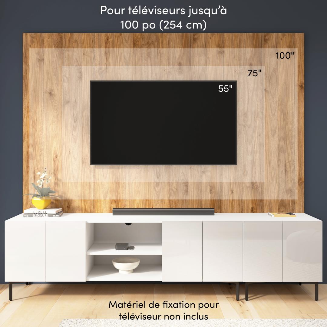 blanc lustre et noyer frais