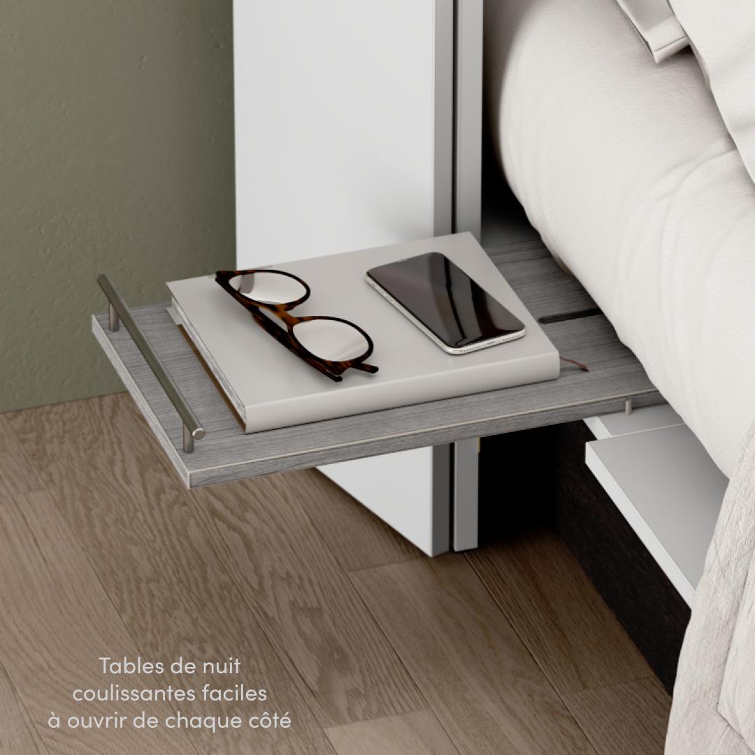 Blanc/Gris Platine
