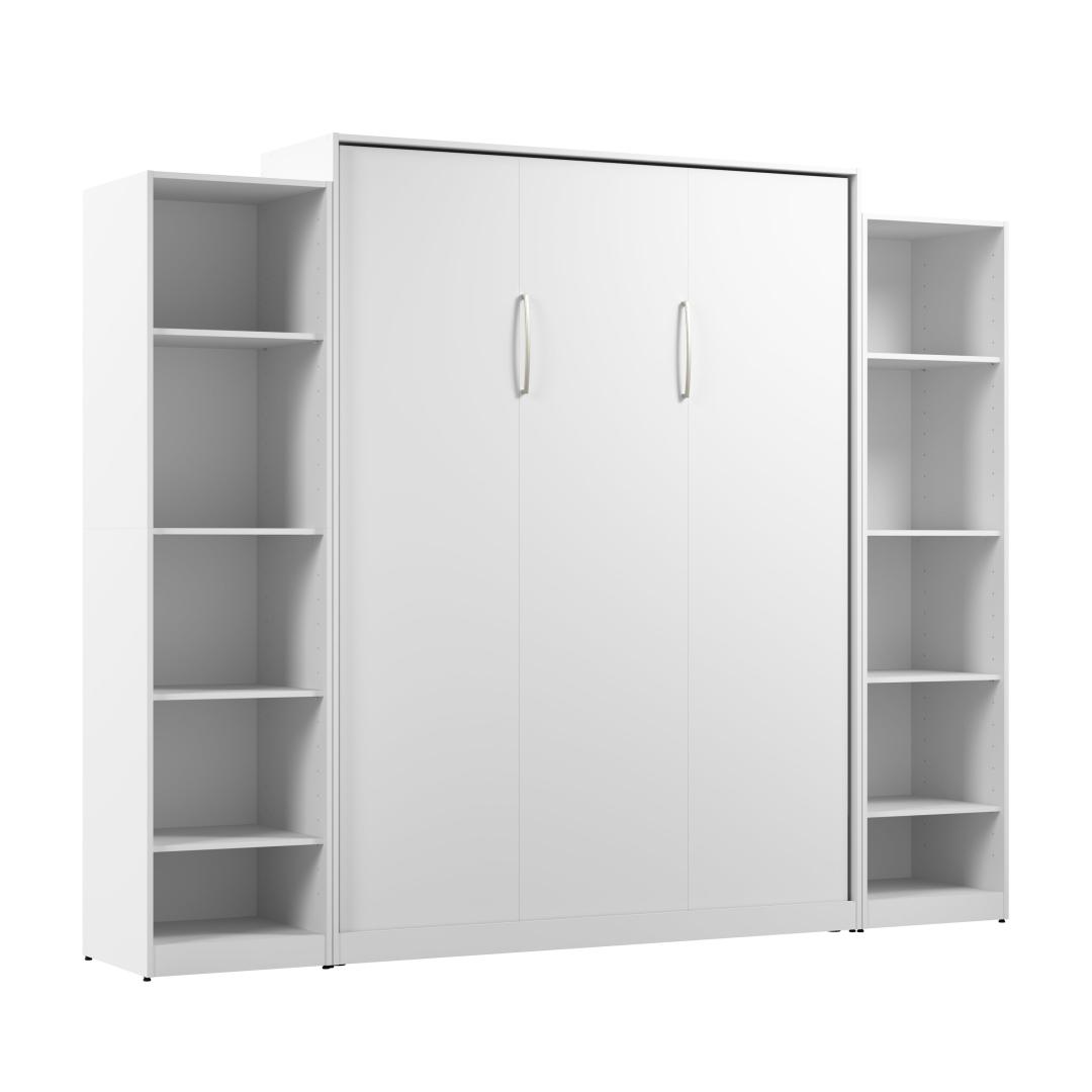 Claremont Queen Murphy Bed with Closet Organizers (105W)