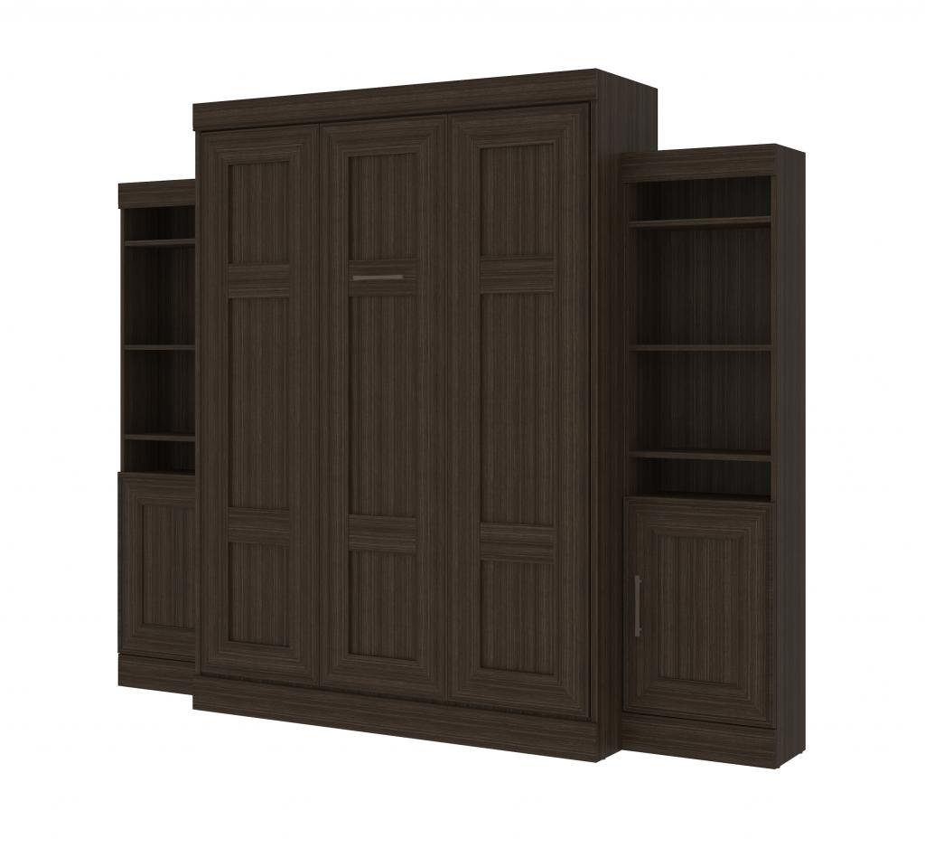 Did you use continuous (piano) hinges or regular door hinges? edge queen murphy bed with 2 storage units 107w bestar