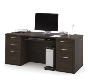 Bureau de Direction ou Exécutif avec Deux Caissons de Rangement