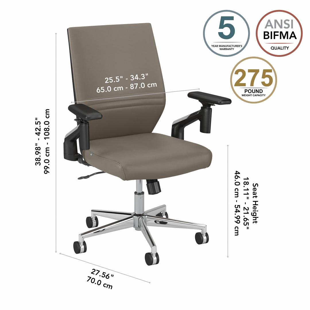 Washed Gray Leather