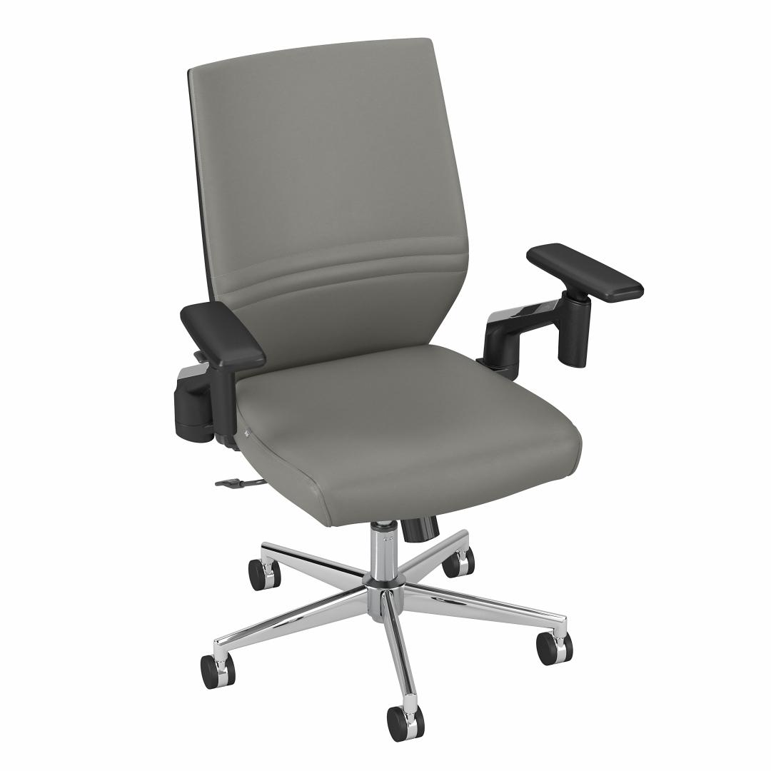 Dark Gray Leather