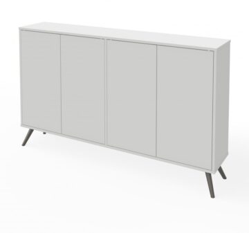 Cabinet de rangement 60“ avec pattes en métal