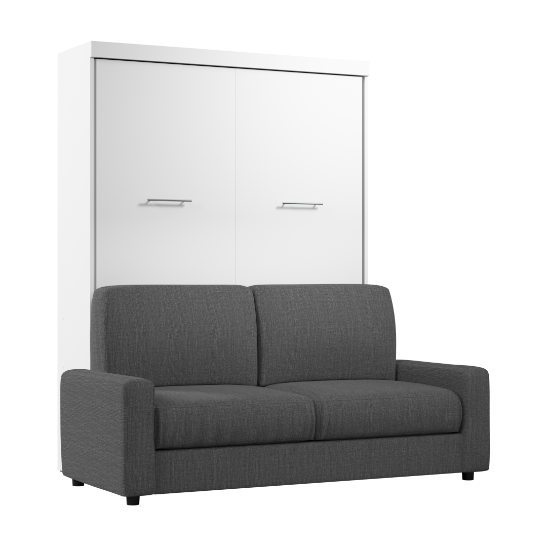 Grand lit escamotable avec canapé (78L)