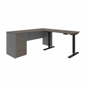 Ensemble de 2 articles incluant un bureau assis-debout et un bureau