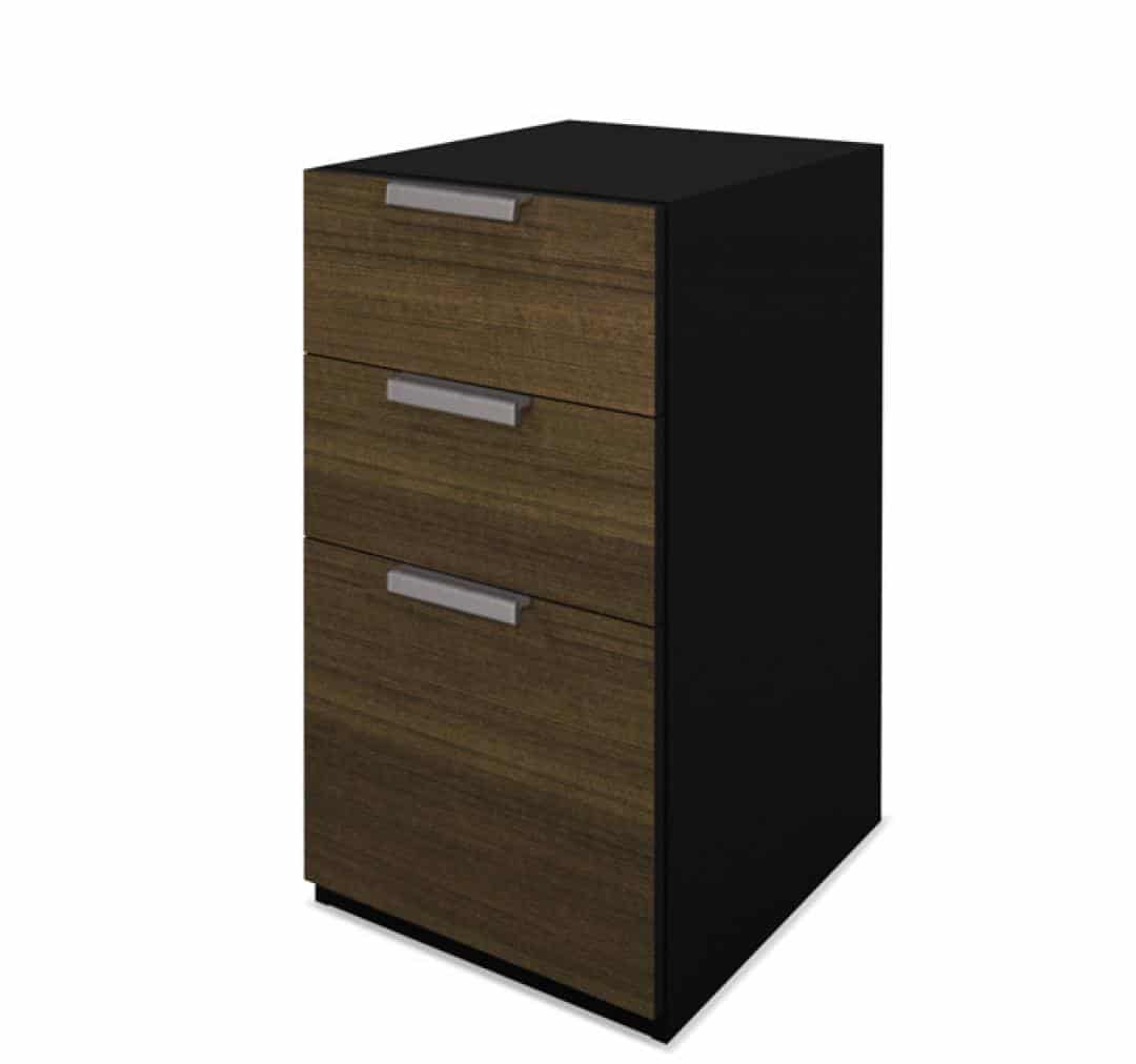 Bestar Pro-Concept Plus Bureau en L avec caisson