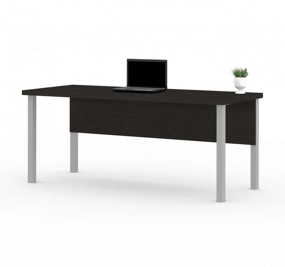 Table de bureau 72L avec pattes de métal carrées