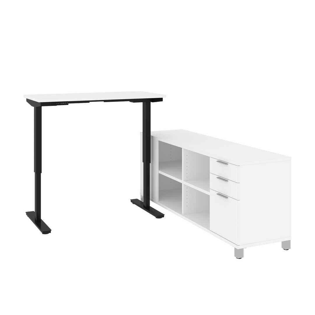 72W L-Shaped Standing Desk