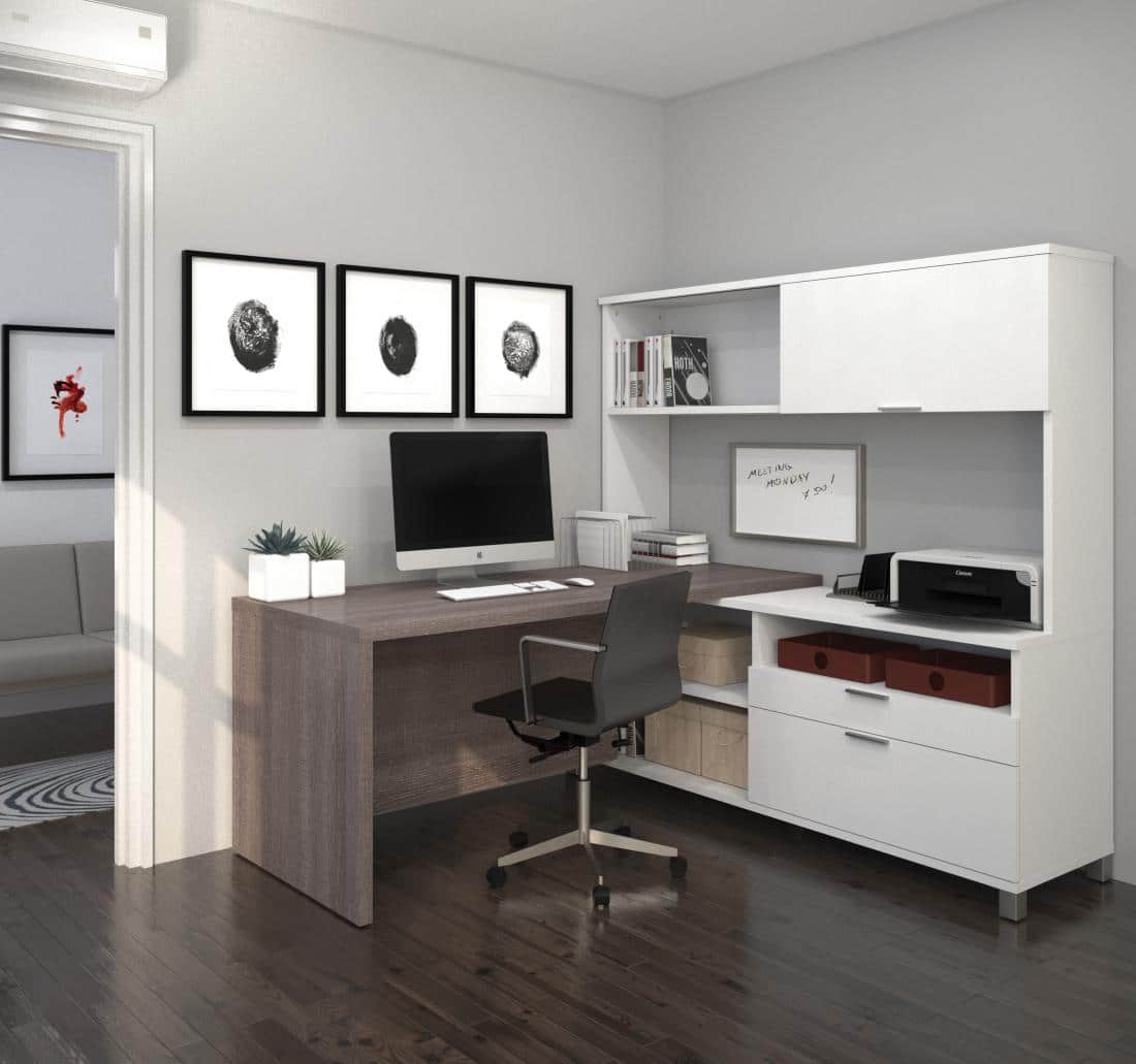 Bestar pro on sale linea desk
