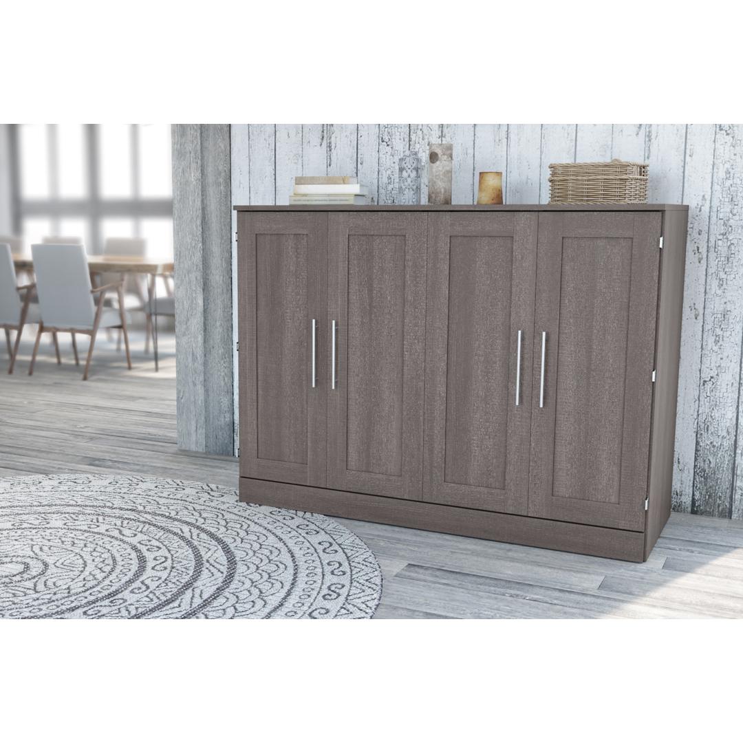 Pur 61W Full Bed with Mattress Bestar