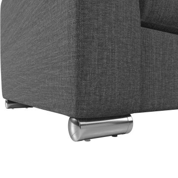 Lit double escamotable (deux places), deux unités de rangement et un sofa