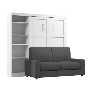 Full Murphy Bed, a Storage Unit and a Sofa (84“)