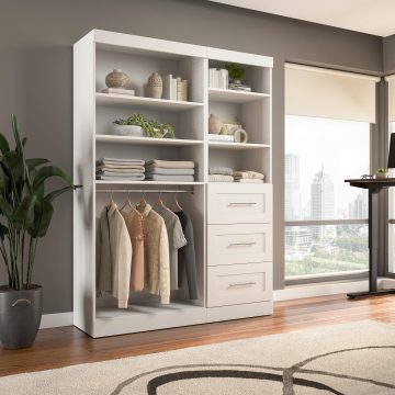 Système de rangement de garde-robe 61L