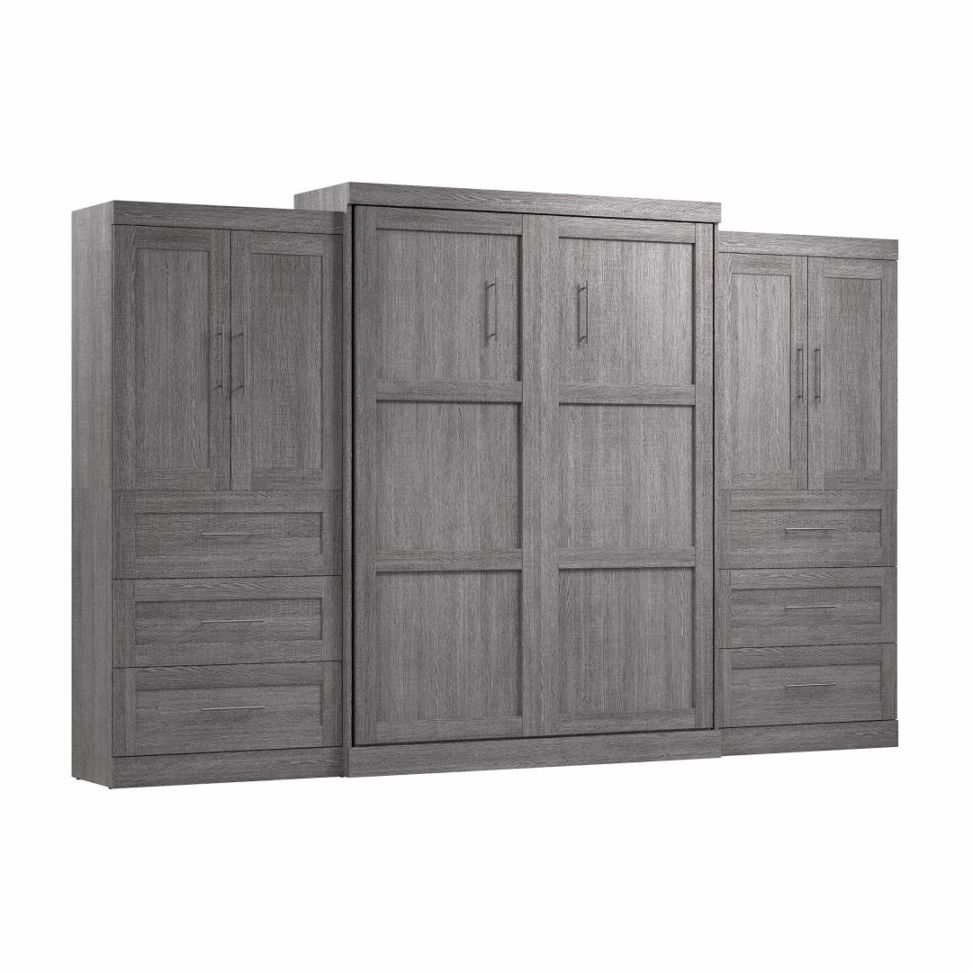 Queen Murphy Bed with Wardrobes (136W)