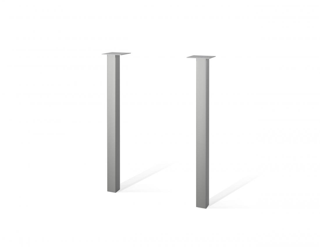 Set of two metal legs