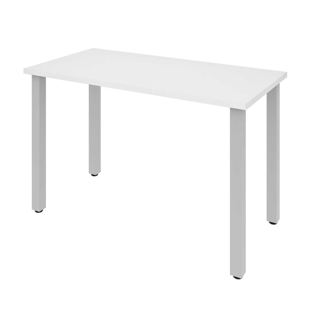 Table de bureau 48L avec pattes de métal carrées