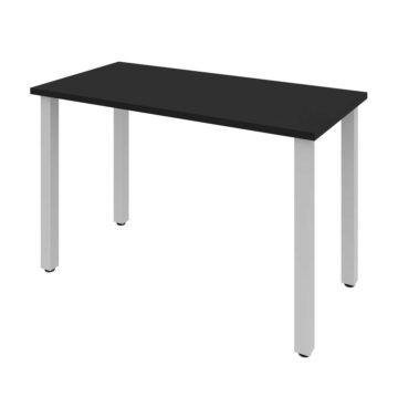Table de bureau 48L avec pattes de métal carrées