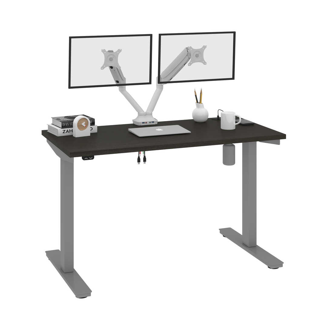 48W x 24D Standing Desk with Dual Monitor Arm