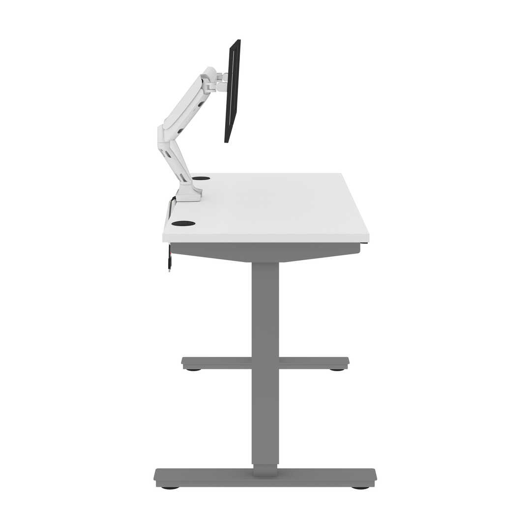 48W x 24D Standing Desk with Dual Monitor Arm 48W x 24D Standing Desk with Dual Monitor Arm