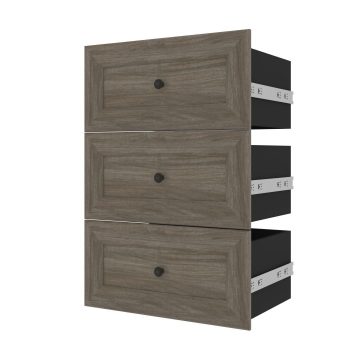 3 Drawer Set for Versatile 25W Shelving Unit