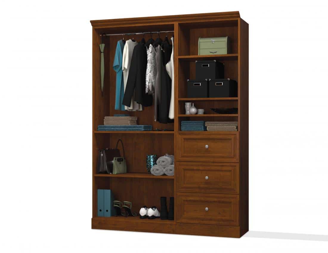 61” Closet Organizer with Drawers