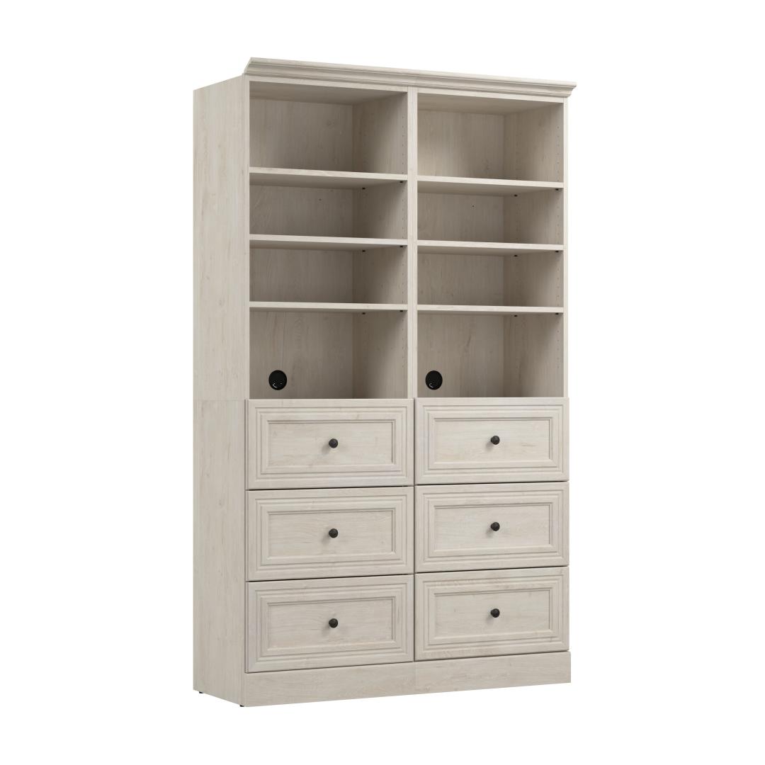 50W Closet Organization System with Drawers