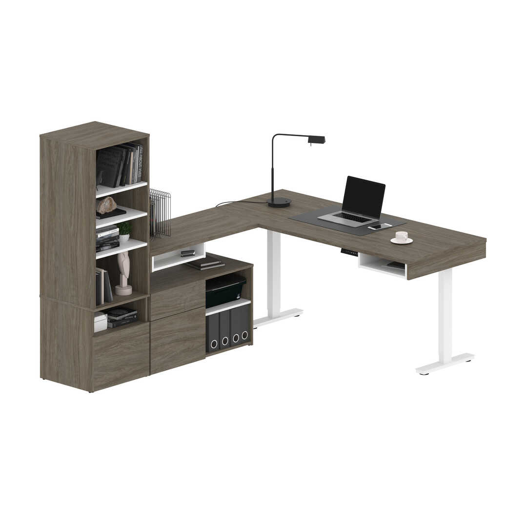 L shaped on sale credenza